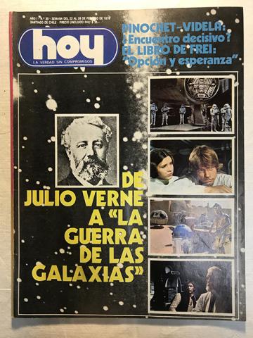 Primera imagen del registro Revista HOY año I n°39. 22 febrero-28 febrero 1978. Pinochet- Videla: ¿Encuentro decisivo?