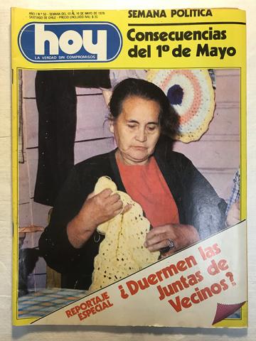 Primera imagen del registro Revista HOY año I n°50. 10 mayo-16 mayo 1978. Semana Política Consecuencias del 1° de mayo