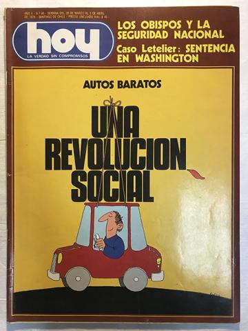 Primera imagen del registro Revista HOY año II n°96. 28 marzo-3 abril 1979. Autos baratos: Una revolución social