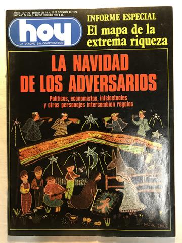 Primera imagen del registro Revista HOY año III n°126. 19 diciembre-25 diciembre 1979. Informe especial: El mapa de la extrema riqueza
