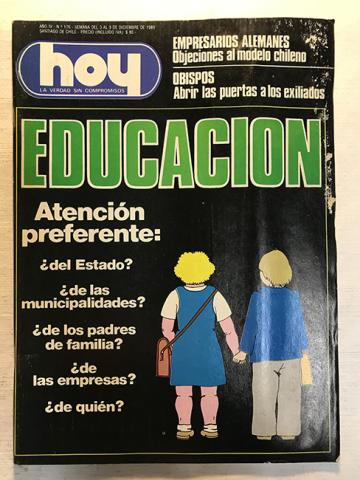 Primera imagen del registro Revista HOY año IV n°176. 3 diciembre-9 divciembre 1980. Educación.
