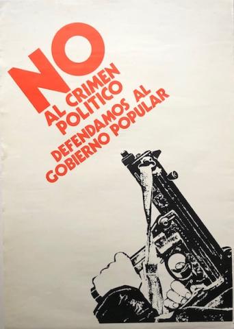 Primera imagen del registro No al crimen político. Defendamos al gobierno popular
