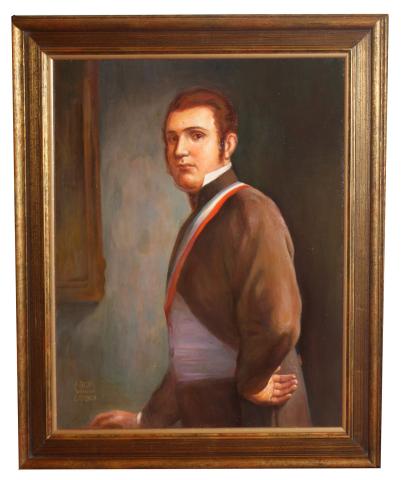 Primera imagen del registro Retrato del Presidente Provisional José Tomás Ovalle 1830 - 1831