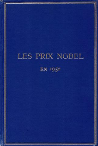 Primera imagen del registro Lez Prix Nobel 1952