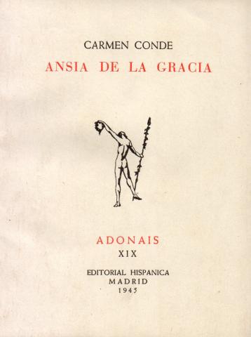 Primera imagen del registro Ansia de la gracia