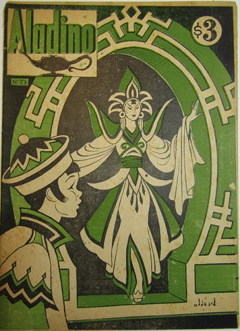 Primera imagen del registro Aladino, La revista maravillosa de los niños. Año II, N° 71, 6-XII-1950