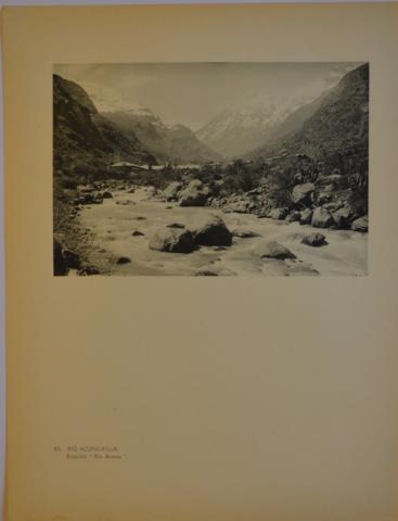 Primera imagen del registro Río Aconcagua. Estación Río Blanco