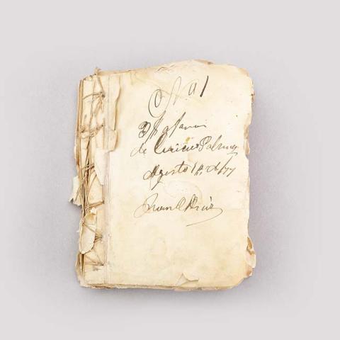 Primera imagen del registro Libreta