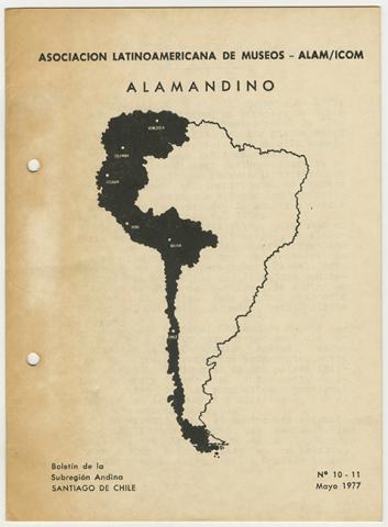 Primera imagen del registro Boletín de la Subregión Andina n° 10-11 Mayo 1977. ALAMANDINO