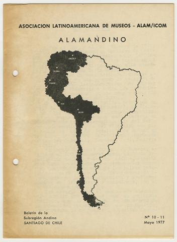 Primera imagen del registro Boletín de la Subregión Andina n° 10-11 Mayo 1977. ALAMANDINO