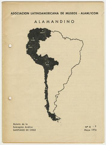 Primera imagen del registro Boletín de la Subregión Andina n° 8-9 Mayo 1976. ALAMANDINO