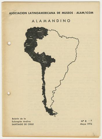 Primera imagen del registro Boletín de la Subregión Andina n° 8-9 Mayo 1976. ALAMANDINO