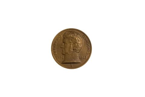 Primera imagen del registro Medalla en homenaje de gratitud de los chilenos al pueblo peruano
