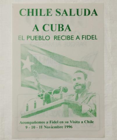 Primera imagen del registro Convocatoria para recibir a Fidel Castro