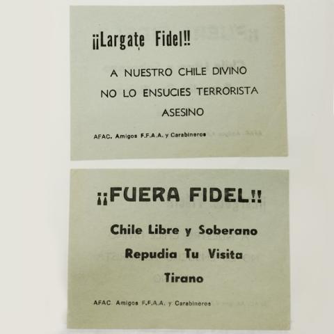 Primera imagen del registro Manifestación contra la visita de Fidel Castro