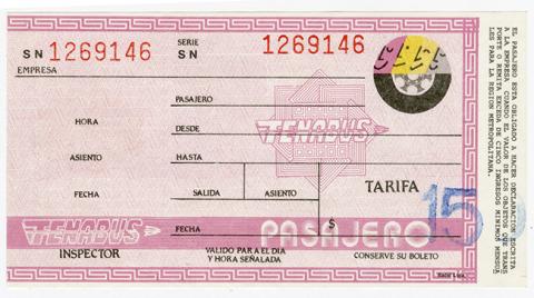 Primera imagen del registro Pasaje Interurbano SN