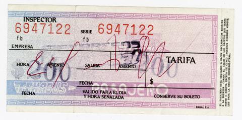 Primera imagen del registro Pasaje Interurbano