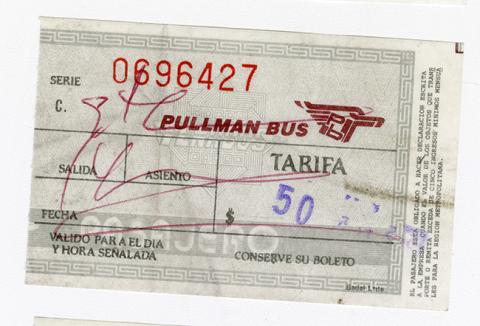 Primera imagen del registro Pasaje Interurbano Pullman Bus
