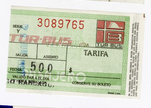 Primera imagen del registro Pasaje Interurbano Tur-Bus Santiago-La Serena