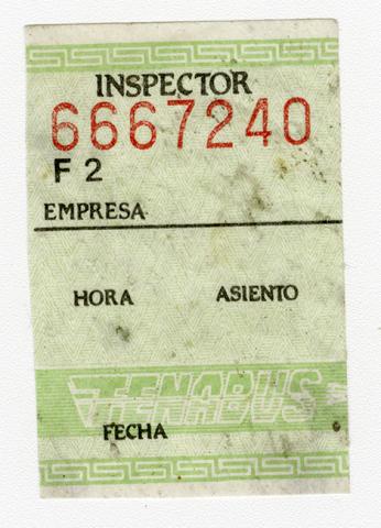 Primera imagen del registro Pasaje Interurbano Tenabus