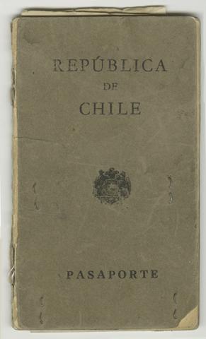 Primera imagen del registro Pasaporte Claudio Arrau León