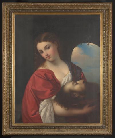 Primera imagen del registro Salomé con la cabeza de Juan Bautista