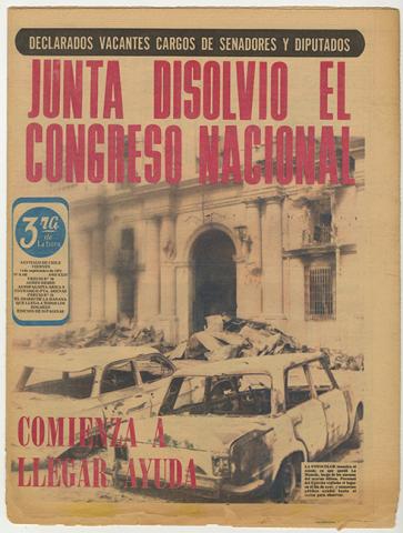 Primera imagen del registro Periódico "3ra de la Hora" 14 de septiembre 1973