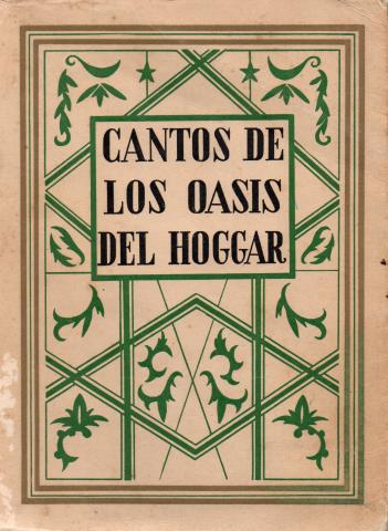 Primera imagen del registro Cantos de los oasis del hoggar