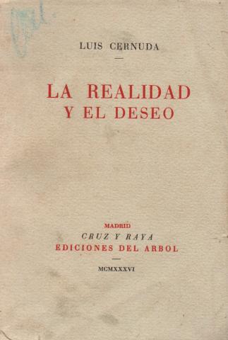Primera imagen del registro La realidad y el deseo