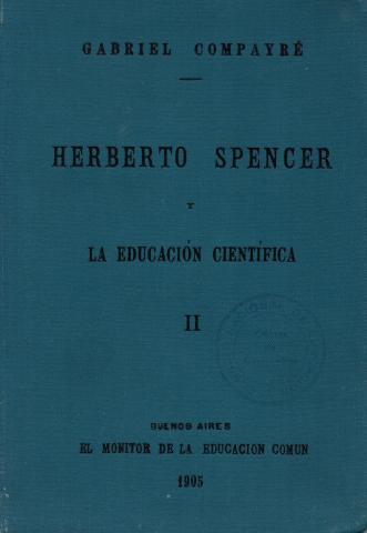 Primera imagen del registro Herberto Spencer y la educación científica