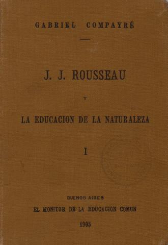 Primera imagen del registro J. J. Rosseau. La educación de la naturaleza