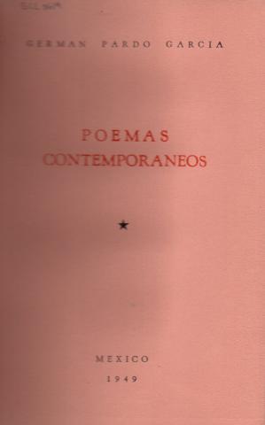 Primera imagen del registro Poemas Contemporáneos