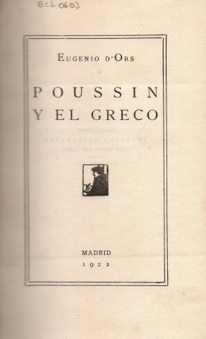 Primera imagen del registro Poussin y el Greco