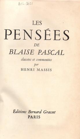 Primera imagen del registro Les Pensées