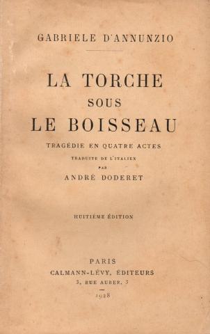 Primera imagen del registro La torche sous le boisseau