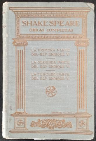 Primera imagen del registro Obras completas W. Shakespeare