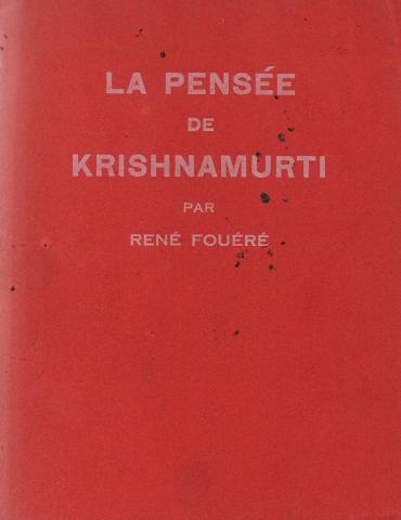 Primera imagen del registro La pensée de Krishnamurti