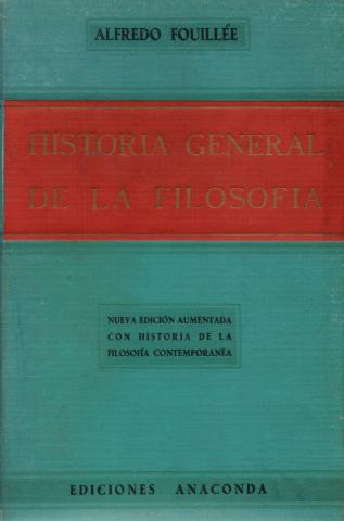 Primera imagen del registro Historia general de la filosofía.