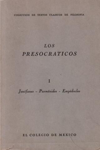 Primera imagen del registro Los Presocraticos