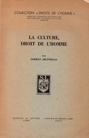 Primera imagen del registro La culture, droit de l´homme
