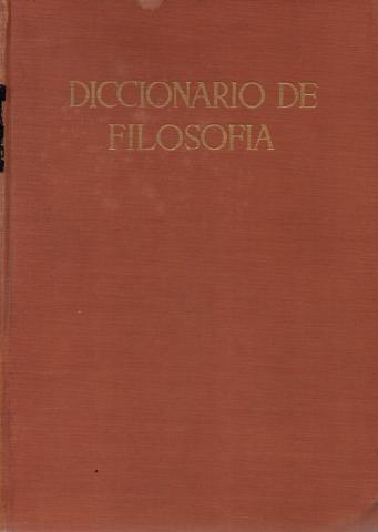 Primera imagen del registro Diccionario de filosofía
