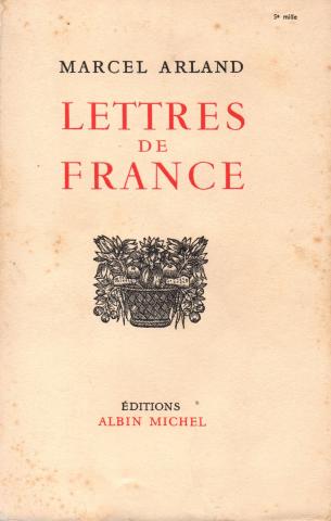 Primera imagen del registro Lettres de France