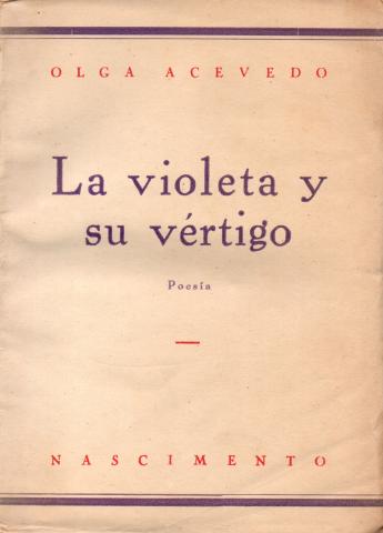 Primera imagen del registro La violeta y su vértigo. Poesía