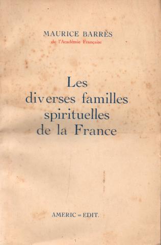 Primera imagen del registro Les diverses familles apirituelles de la France