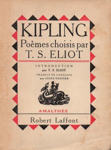 Primera imagen del registro Kipling Poémes choisis par T.S. Eliot