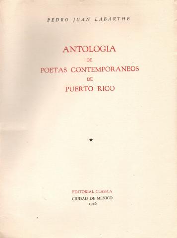 Primera imagen del registro Antología de poetas contemporáneos de Puerto Rico
