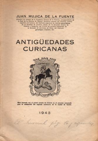 Primera imagen del registro Antiguedades Curicanas