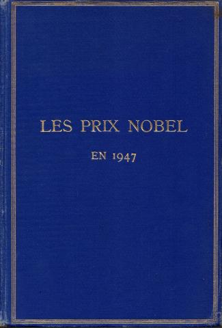 Primera imagen del registro Les prix nobel 1947