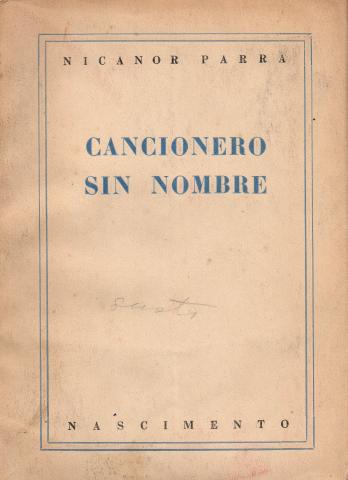 Primera imagen del registro Cancionero sin nombre