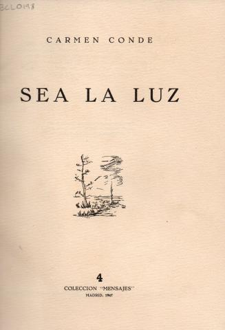 Primera imagen del registro Sea la luz